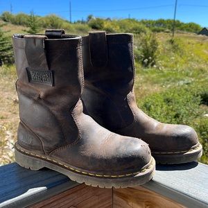 Beautifully broken-in Dr Martens Steel Toe Cap boots